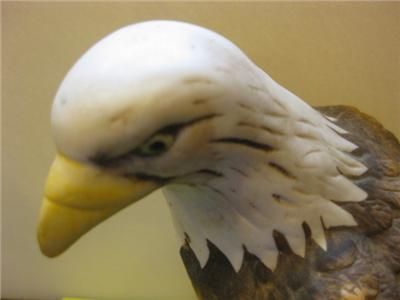 American Bald EAGLE Large 9 Bird Figurine Enesco EXC  
