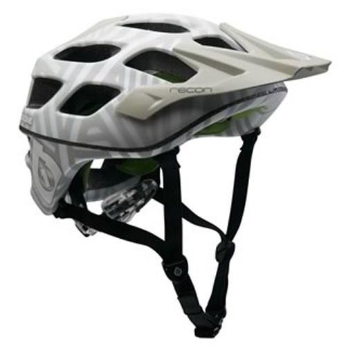 SixSixOne 661 RECON Helmet S/M Mountain Bike Cycling White/Gray New 