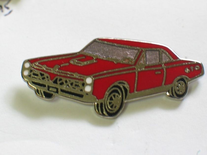 1966 GTO Pin Badge Pontiac GTO Pin Auto Pins Red  