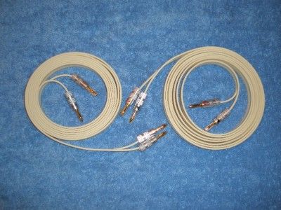 Monster High End Speaker Wire 10 foot pair audiophile Nakamichi gold 