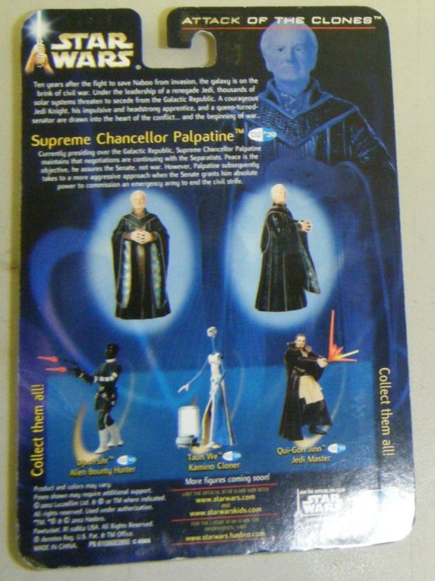 STAR WARS Supreme Chancellor Palpatine. This is is from the Attack of 