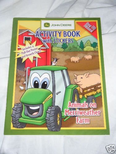   Deere Activity Book Stickers Poster Growth Chart 9781593940102  