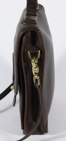 Vintage Coach Brown Leather Messenger Crossbody Shoulder Bag 424 