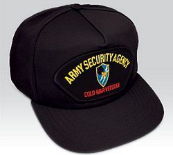   US ARMY US ARMY ARMY SECURITY AGENCY COLD WAR VETERAN BALLCAP CAP HAT