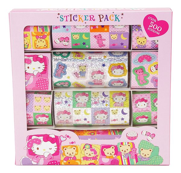 Sanrio   Hello Kitty Slumber Party Sticker Pack Box  