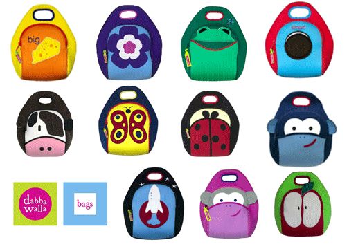   Lunch Bags Kids Backpacks Childrens Cute Reusable Snack Bag Pic Color